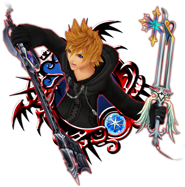 Roxas [ ] - Kingdom Hearts Union X Png (606x614), Png Download
