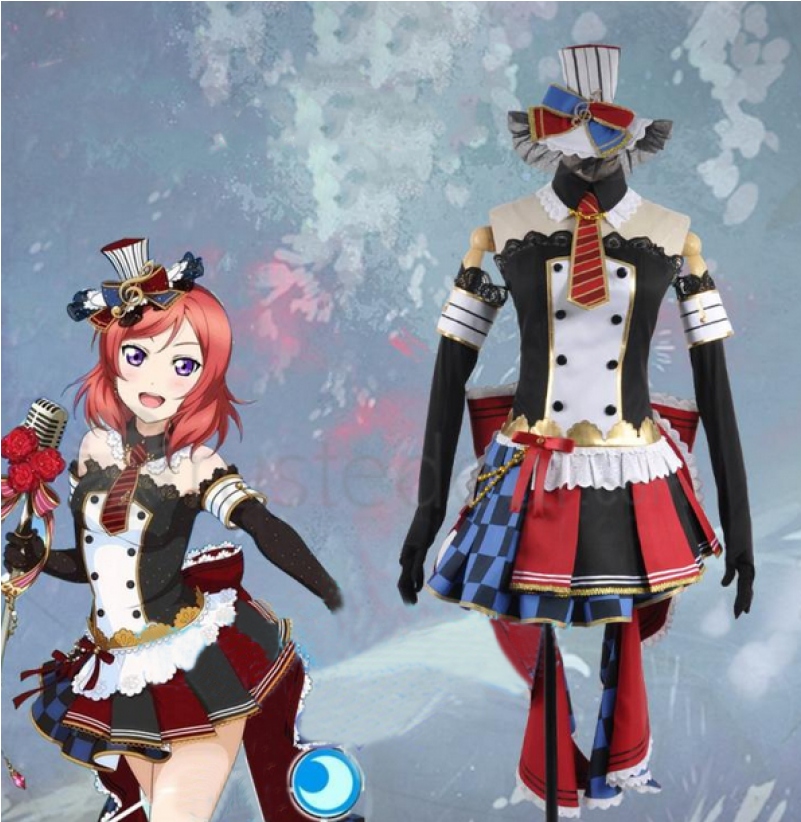 Love Live Cafe Maid Idolized Umi Nozomi Kotori Nico - Love Live Cafe Maid Nico And Maki (800x1200), Png Download