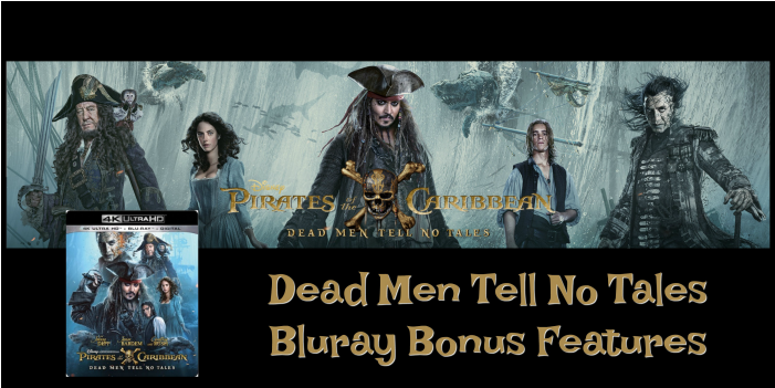 Dead Men Tell No Tales Bluray Bonus Features -talk - Action Figure (1100x550), Png Download