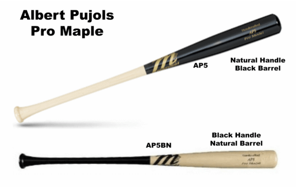 Marucci Pujols Ap5 Pro Model Wood Baseball Bat 2 1-2 - Softball (600x600), Png Download