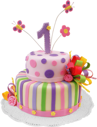 Torta De Primer Añito (656x492), Png Download
