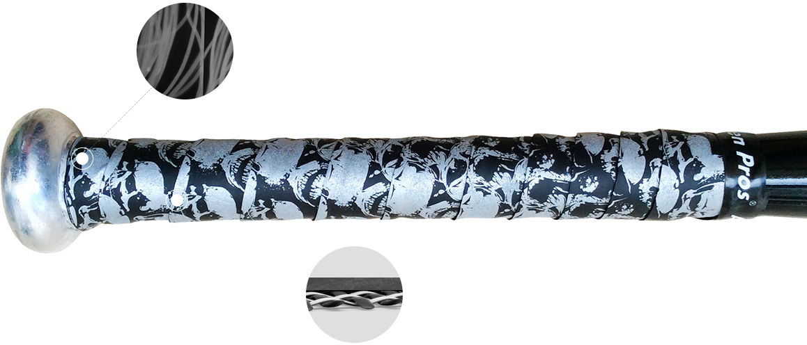 Baseball Bat Grips - Sphere (1172x567), Png Download