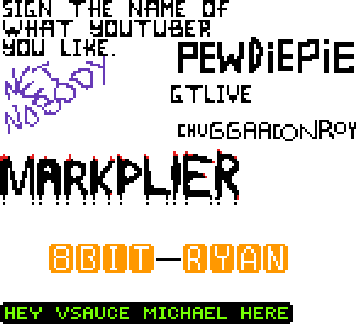 Add A Youtuber You Like - Calligraphy (1200x1200), Png Download