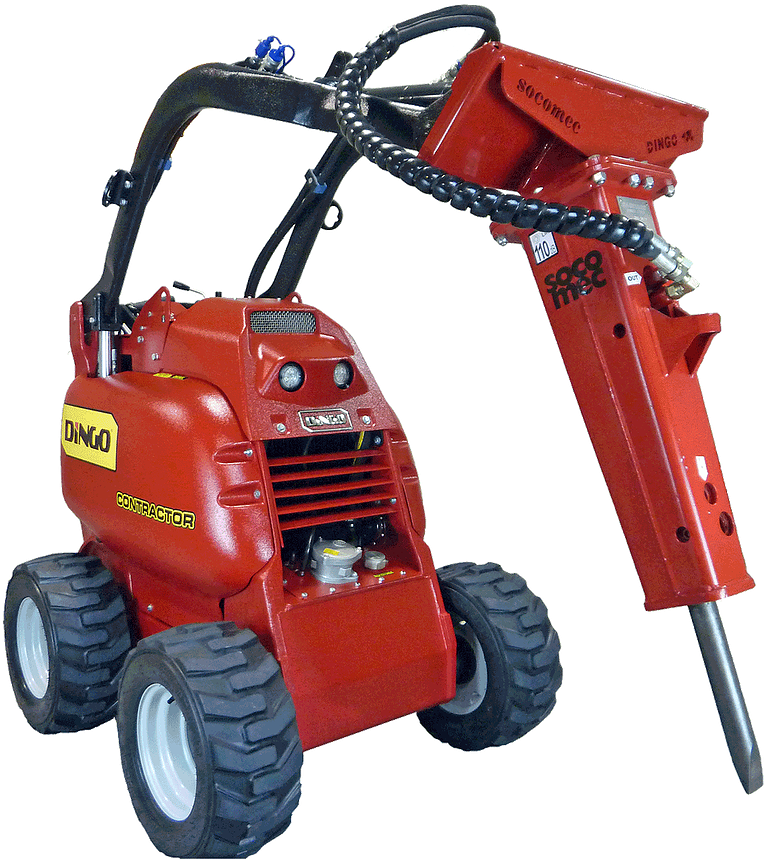 Rock Breaker Overview - Tractor (781x889), Png Download