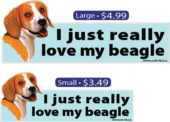 I Love My Beagle - Beagle Dog Signature Portrait Baseball Sleeve Shirt (573x436), Png Download