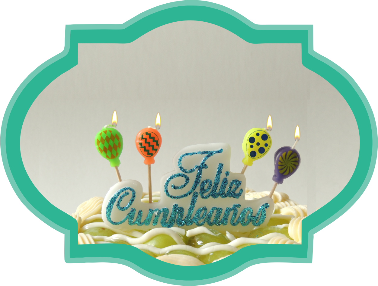 Vela Letrero Feliz Cumpleaños Globos - Birthday (1252x949), Png Download