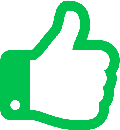 Thumbs Up Icon - Thumbs Up Green Icon (500x500), Png Download