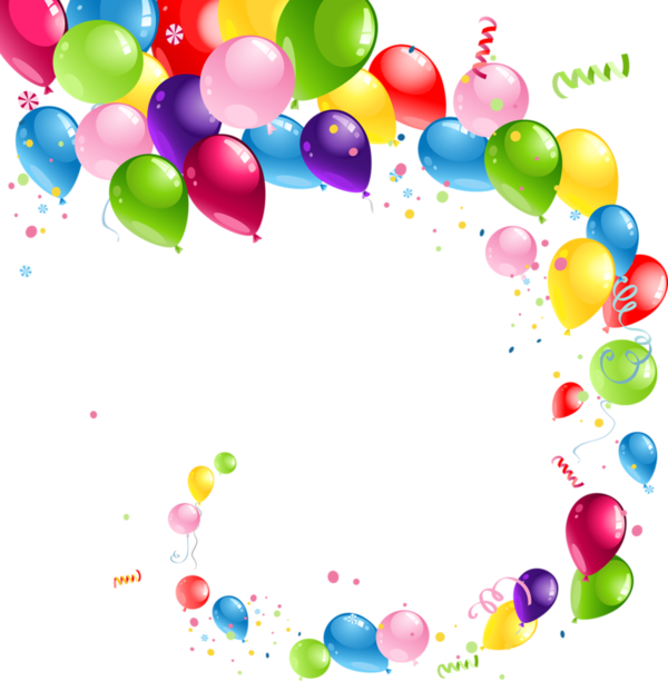 Ballons,globos,balloons Imágenes De Cumpleaños, Felicidades - Balloons Vector Free (600x612), Png Download