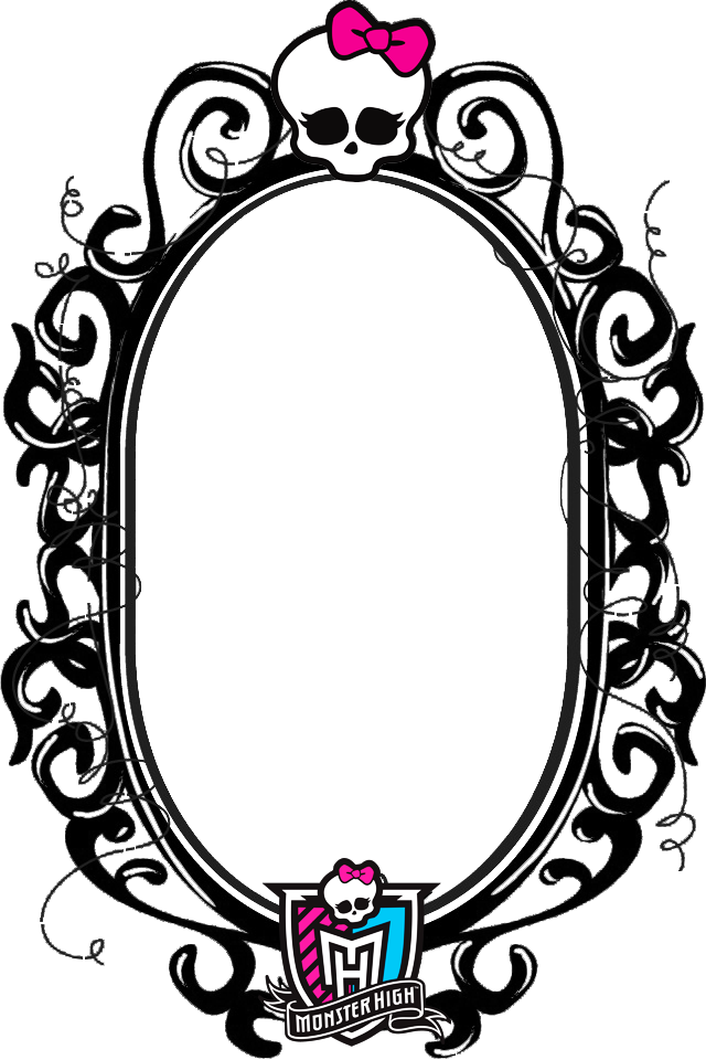 Clipart De Cumplea Os Gratis - Frame Monster High (640x960), Png Download