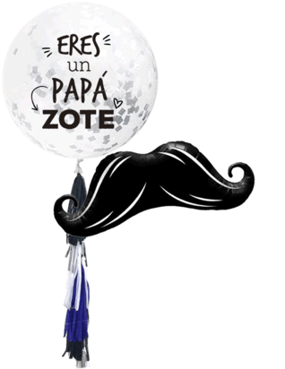Mustache - Baby Shower Party Balloons Decoration Kit (395x480), Png Download