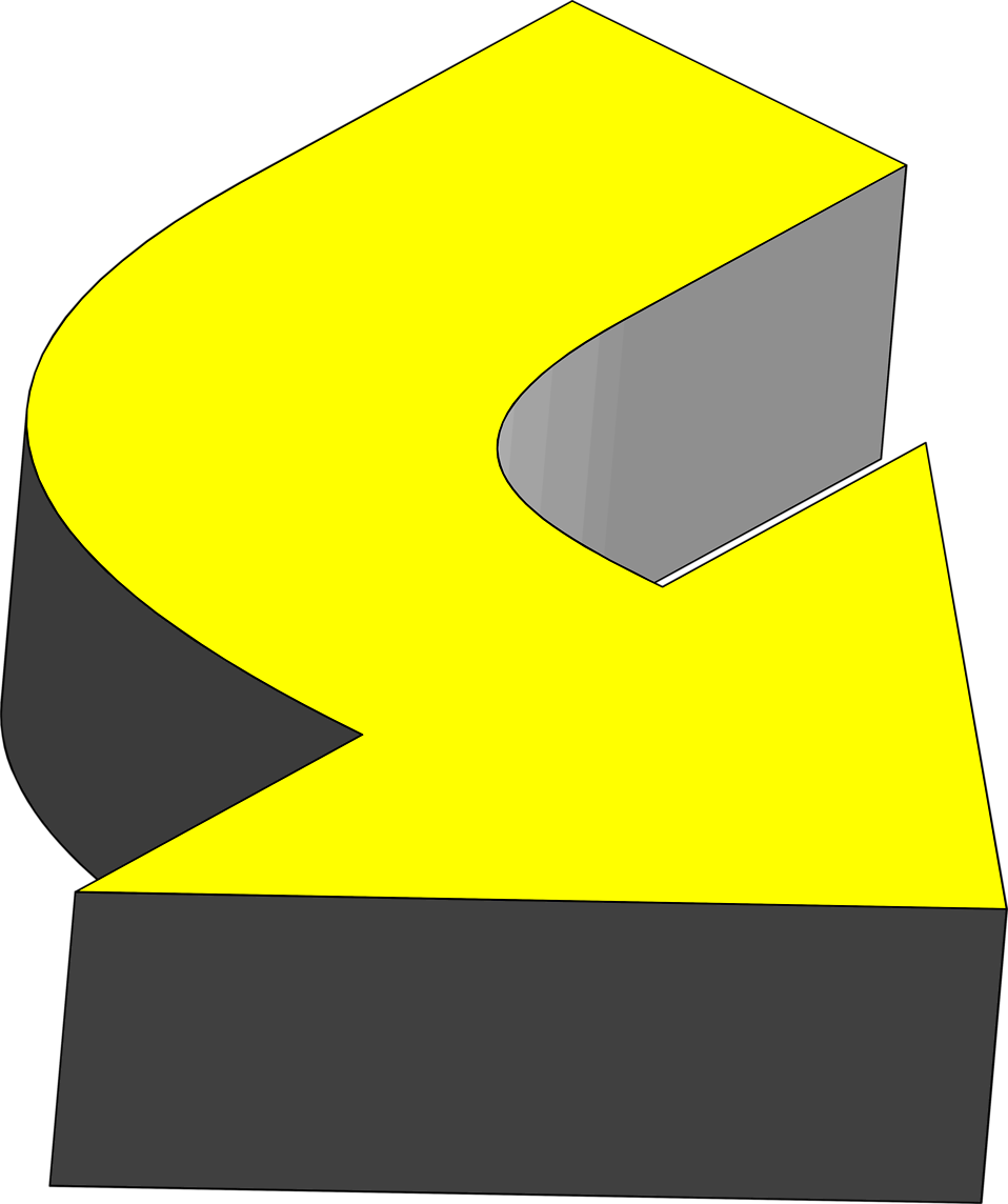 Arrows Yellow - Illustration (958x1144), Png Download