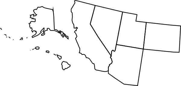 Sw Region Clip Art - Southwestern United States (600x286), Png Download