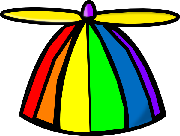 Crazy Hats Clip Art (600x455), Png Download
