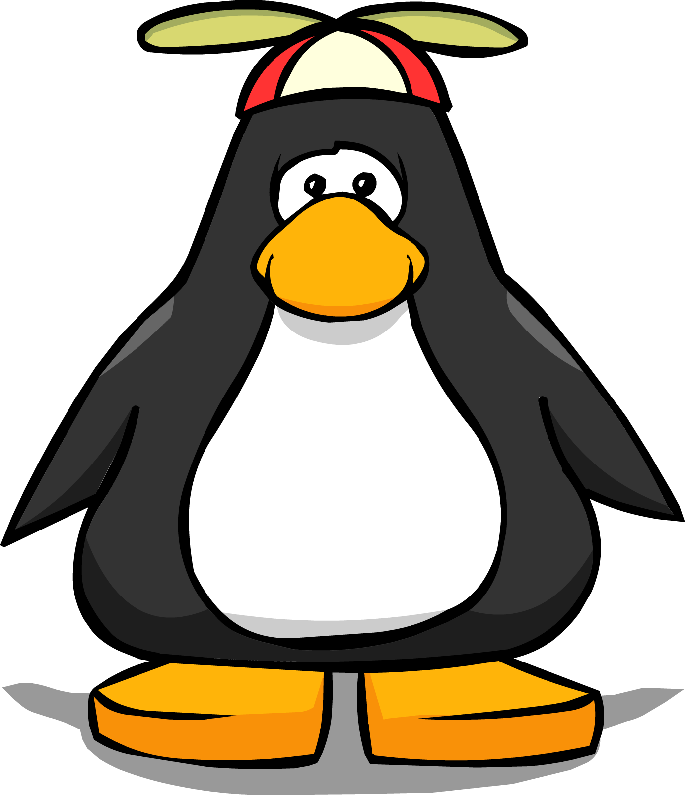 Red Propeller Cap - Club Penguin Tour Guide Hat (1380x1602), Png Download