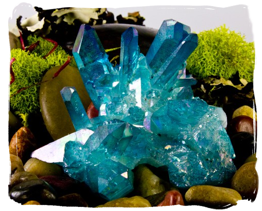 Aqua Aura Is A Powerful Seeker Transformer Crystal - Crystal (516x415), Png Download