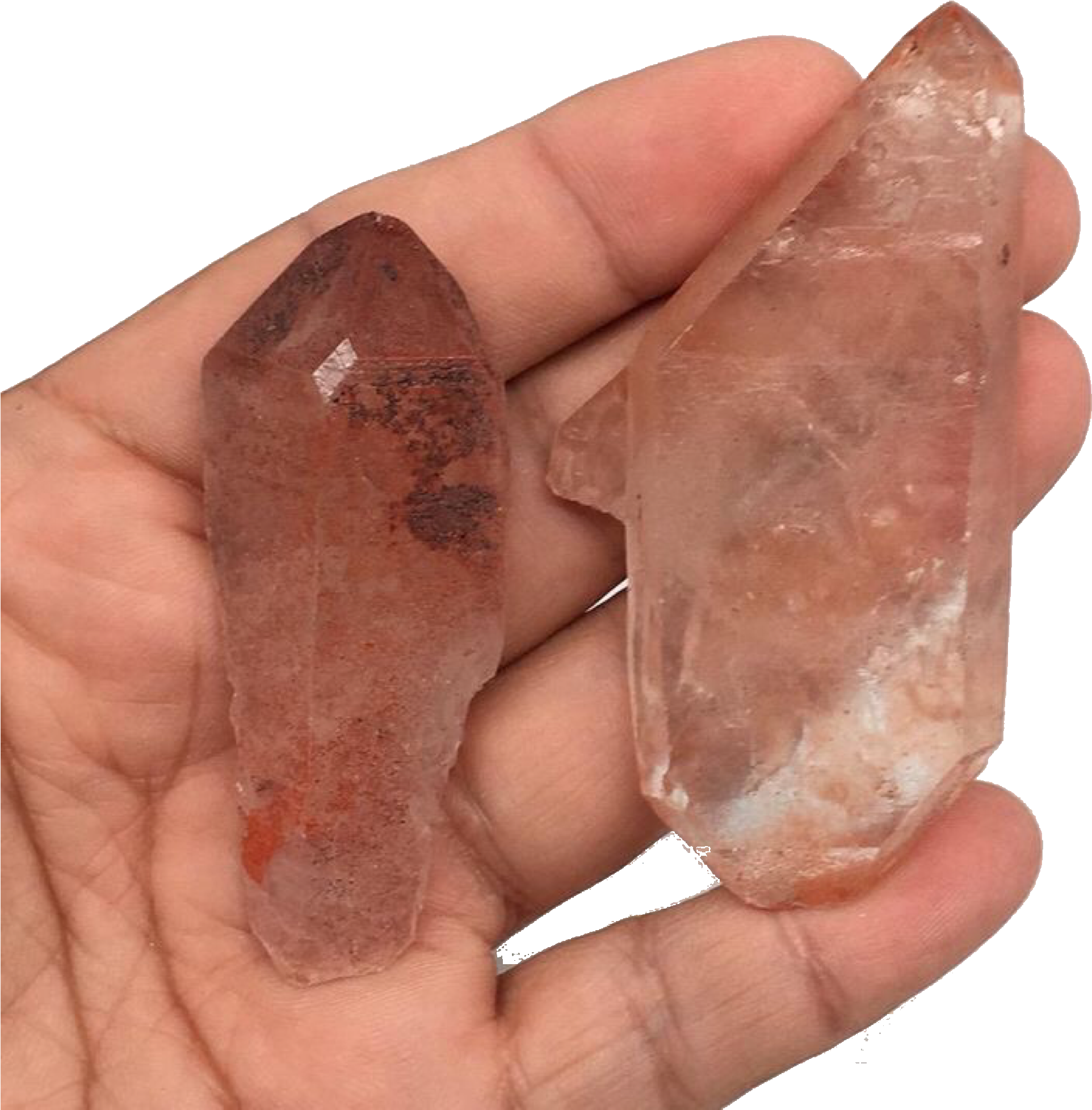 Brown Tan Hand Rocks Crystals Gems Stones Magic Polyvore - Crystal Healing (2048x2048), Png Download