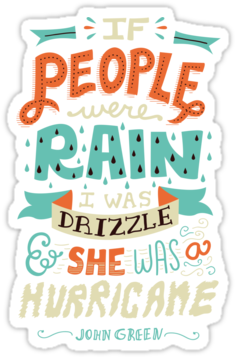 Looking For Alaska Quotes If People Were Rain (375x360), Png Download