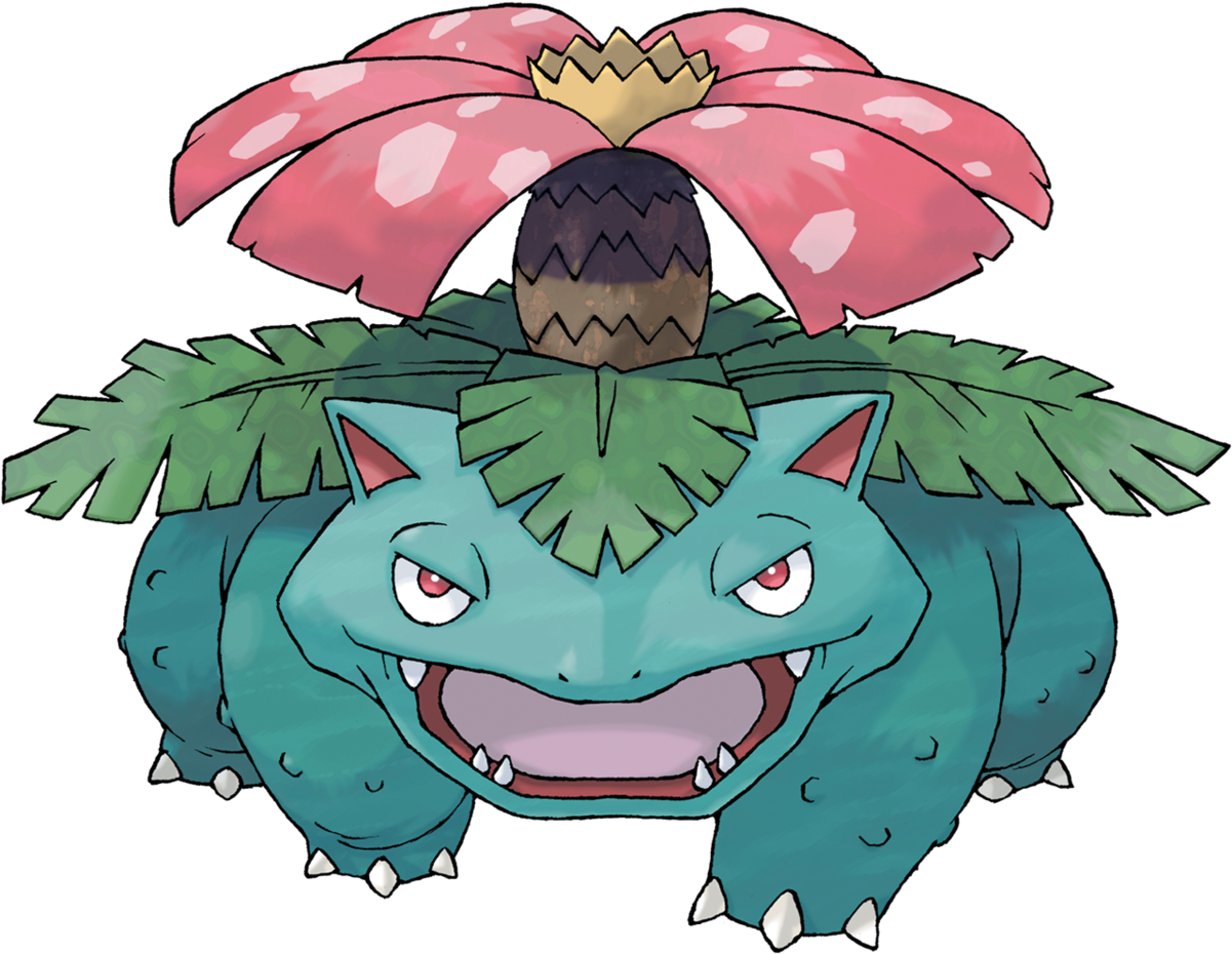 Venusaur - Pokemon Poison And Grass Type (1200x1200), Png Download