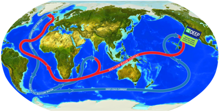 Deep Ocean Water Vs - Earth (480x311), Png Download