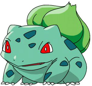001bulbasaur Os Anime 2 - Original Starter Pokemon (400x328), Png Download