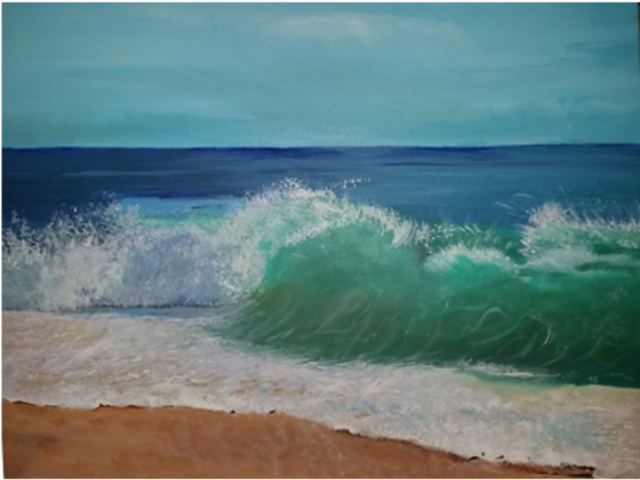 Affiliate Of Vero Beach Art Club - Sea (640x640), Png Download