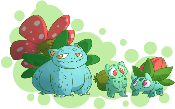 Bulbasaur Ivysaur Venusaur - Ivysaur (600x391), Png Download