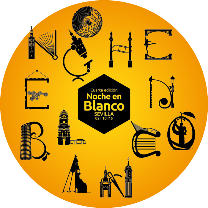 Noche En Blanco Sevilla 2016 (700x700), Png Download
