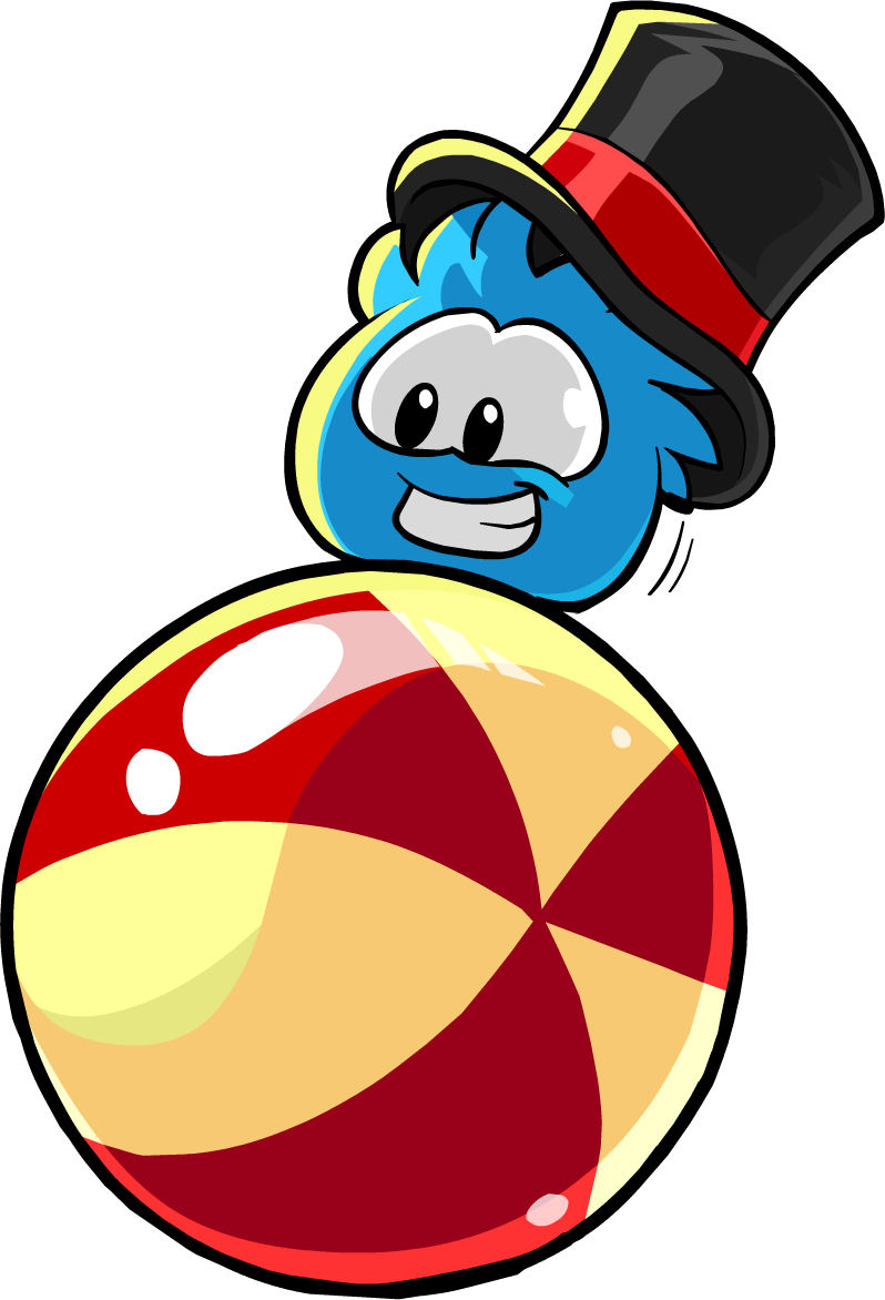 Top Hat Clipart Puffle (798x1172), Png Download