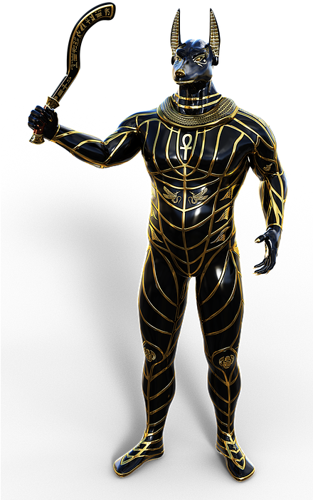 Anubis, Mythology, Egypt, Man, Deity, Ancient Egyptian - Anubis (439x720), Png Download