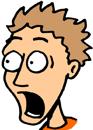 Clipart Scared Person - Fear Clipart (300x419), Png Download