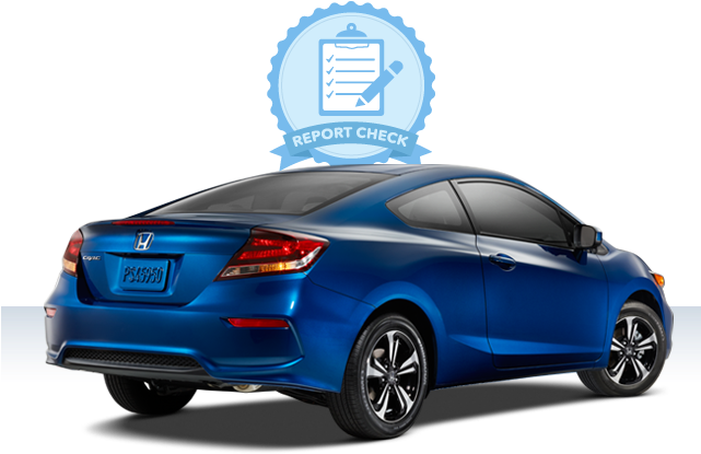 14 Pm 248295 Warranty - 2014 Honda Civic Coupe Rear (640x440), Png Download