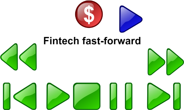 Fintech's Fast Forward Impact On Payments And E-commerce - Media Player Buttons (900x613), Png Download