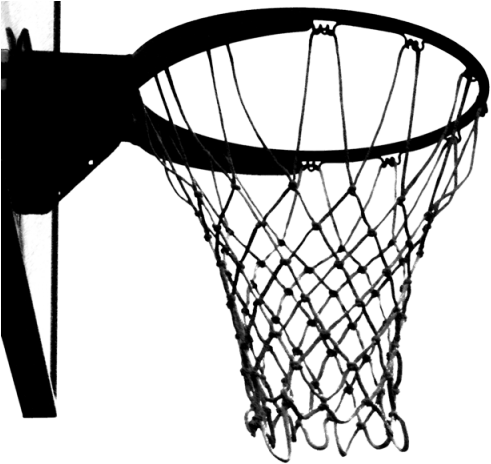 Clip Free Clip Free Stock Black And White In - Basketball Basket Png (640x480), Png Download