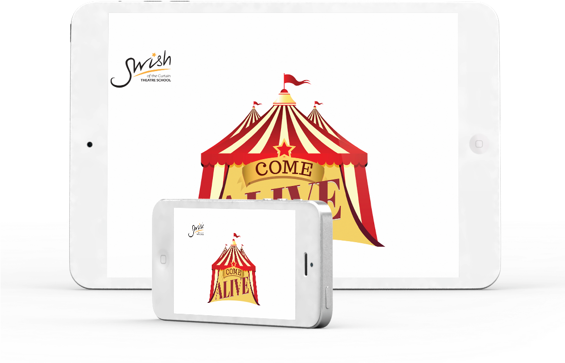 Come Alive - Zirkus-geburtstags-party Einladung (1133x831), Png Download