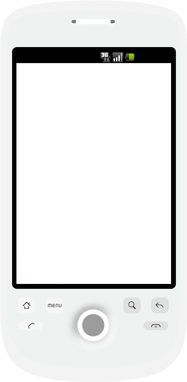 Moldura Android - Android Template (454x855), Png Download
