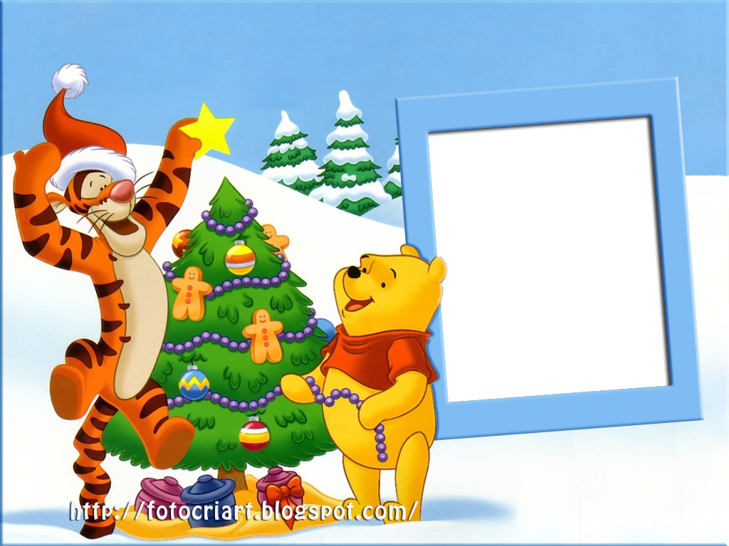 Pin Cliparts Gallery Cliparts Variados Molduras Disney - Imagenes De Navidad De Disney (1024x768), Png Download