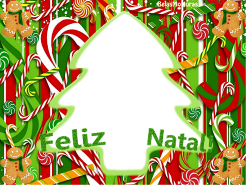 Molduras De Natal - Candy Cane Iphone 5c Case (500x375), Png Download