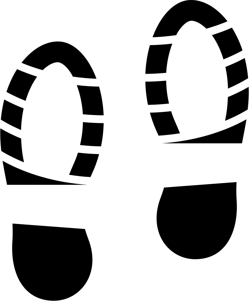 Shoeprint Svg (812x981), Png Download