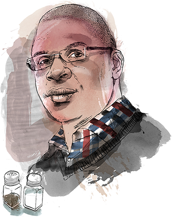 Illustration By Patrick Morgan Of Roland Fryer - Education (350x435), Png Download