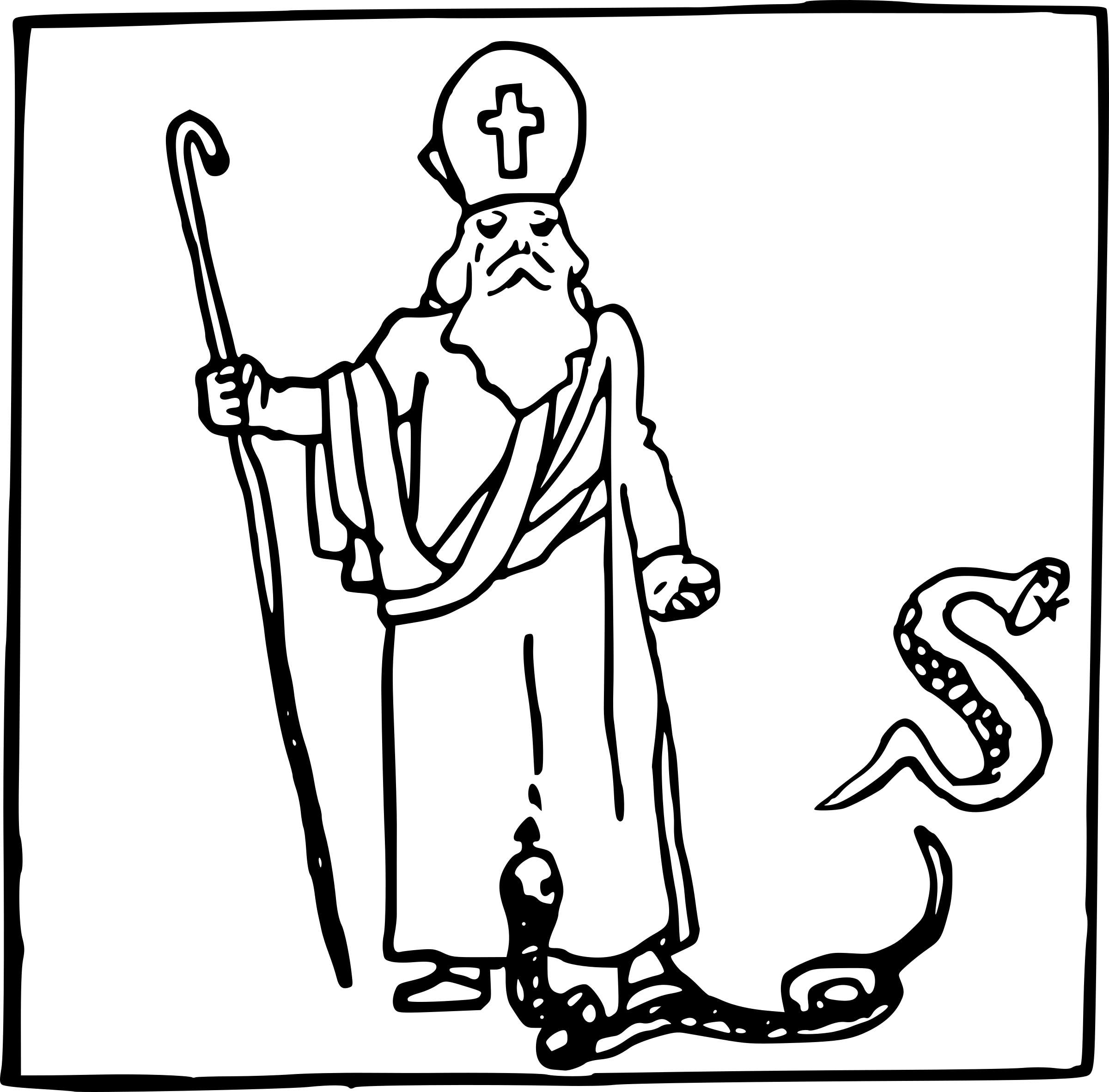 This Free Icons Png Design Of Saint Patrick And The (2400x2363), Png Download