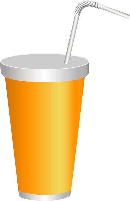 Yellow Plastic Drink Cup Png Clipart Image - Clip Art (622x893), Png Download