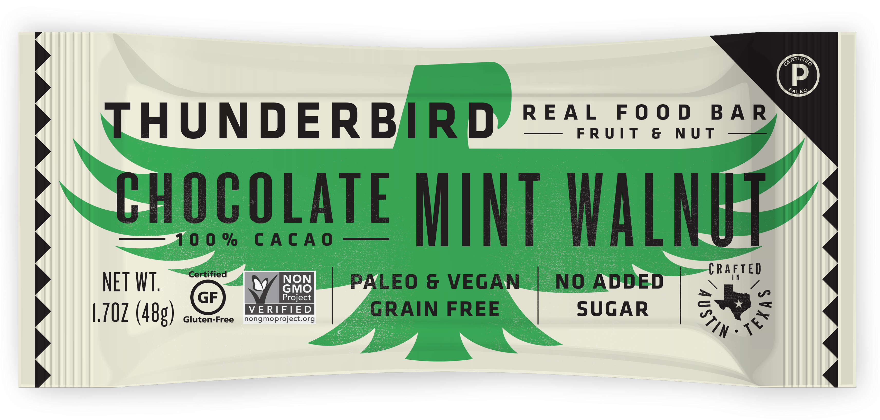 Thunderbird Gluten Free Non-gmo Vegan Cashew Fig & (4320x1968), Png Download
