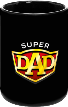 Superdad Mug - T-shirt (384x408), Png Download