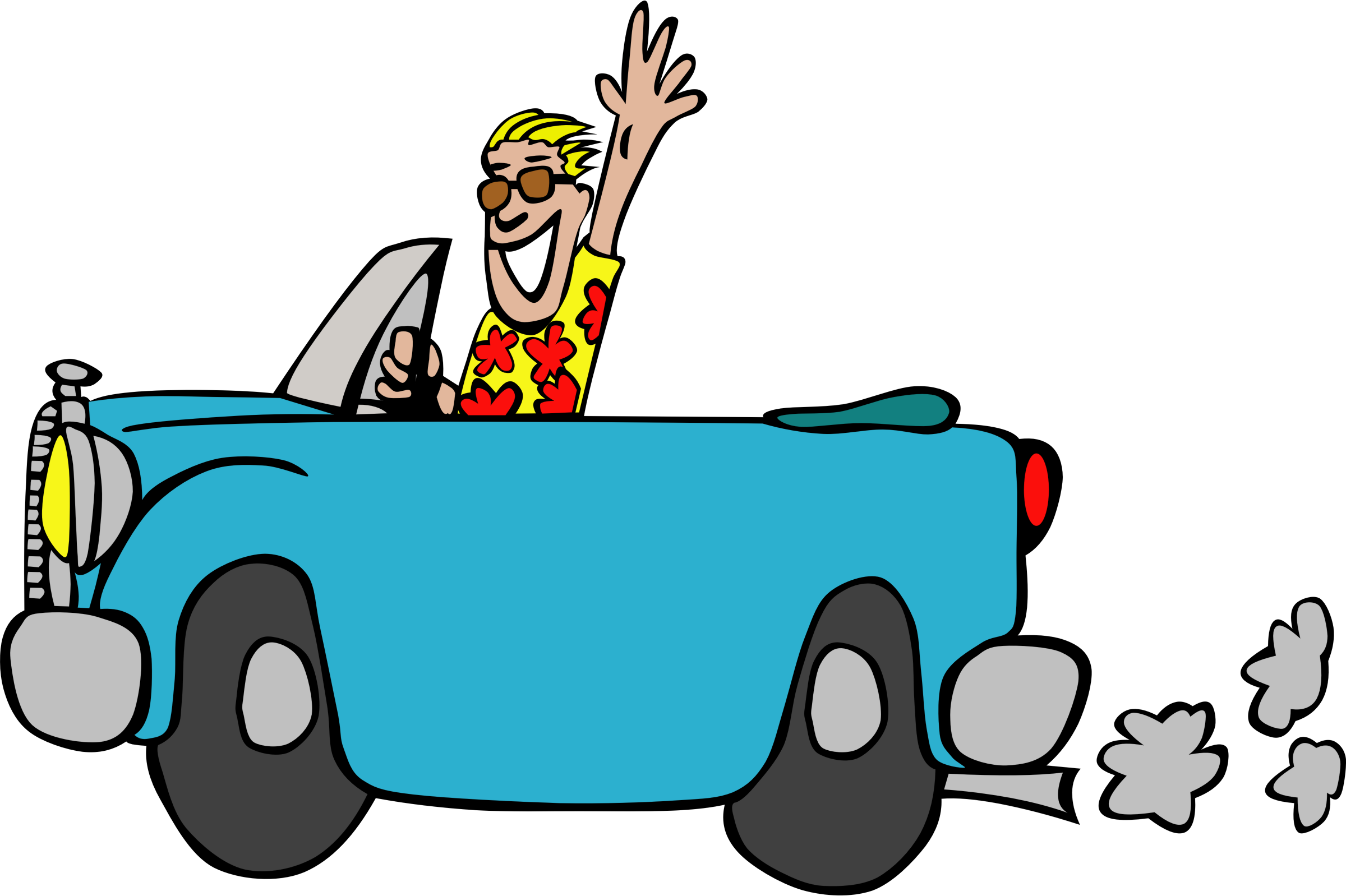 This Free Icons Png Design Of Driving A Car (2400x1598), Png Download