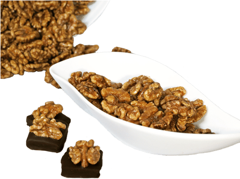 Walnut Kernels Decor - Praline (495x375), Png Download