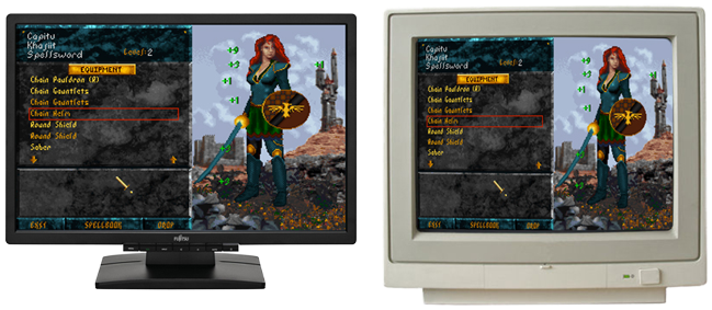 Only One Of These Is Correct - Fujitsu E22w-6 Led - 22" Led Monitor (650x291), Png Download