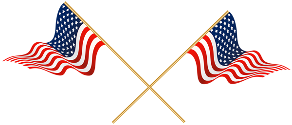 Visit - Transparent Background American Flag Png (600x257), Png Download