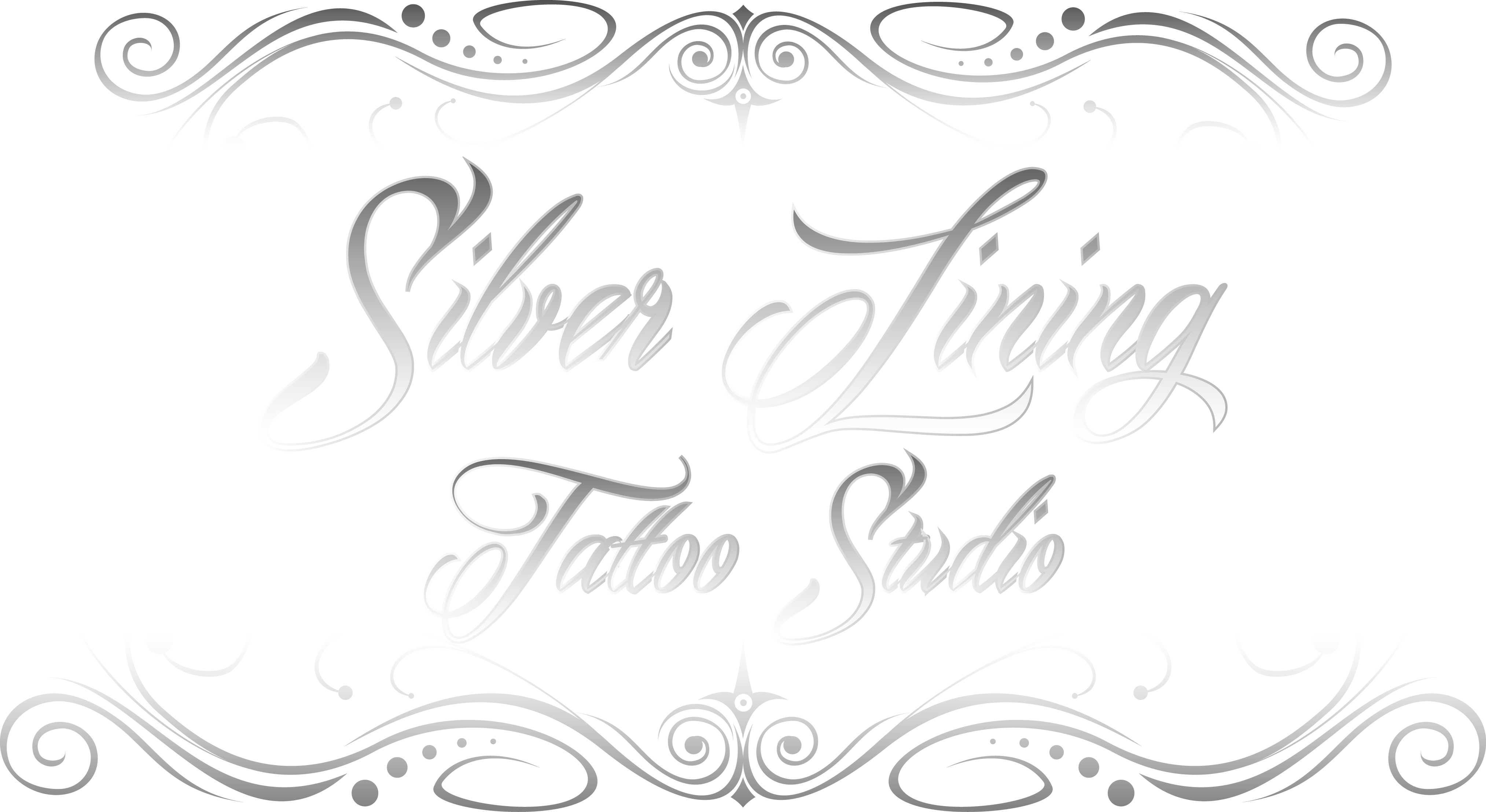 Silver Lining Tattoo Weston Super Mare (4054x2216), Png Download