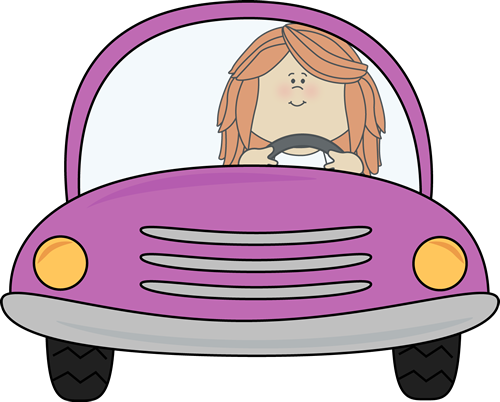 Car Driver Clipart Clipart Collection Race Car Driver - Girl Driving Clipart (500x402), Png Download