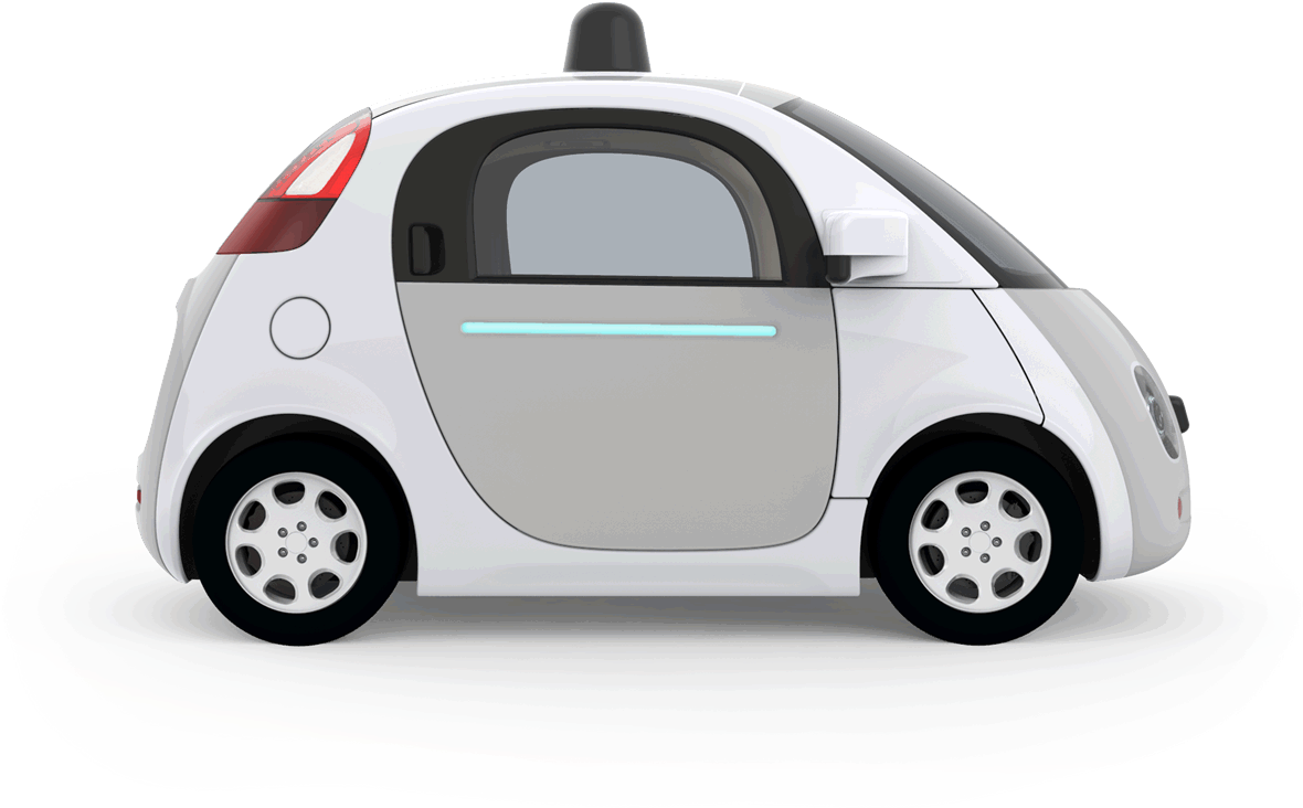 Googles Self Driving Cars Drive 3 Million Simulated - Self Driving Car Png (1200x744), Png Download